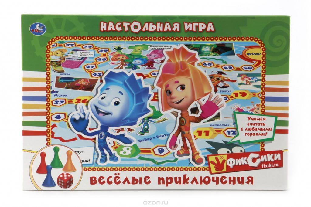 Настольная игра-ходилка "Умка" фиксики 