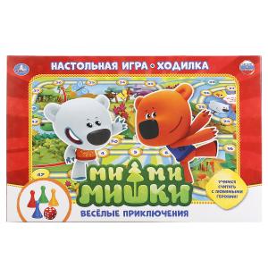Игра-ходилка настольная "МИ-МИ-Мишки. Веселые Приключения" в коробке 1131