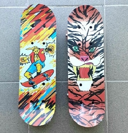 Скейтборд №1705/колесо-ПВХ/пластиковый кронштейн/43*13см