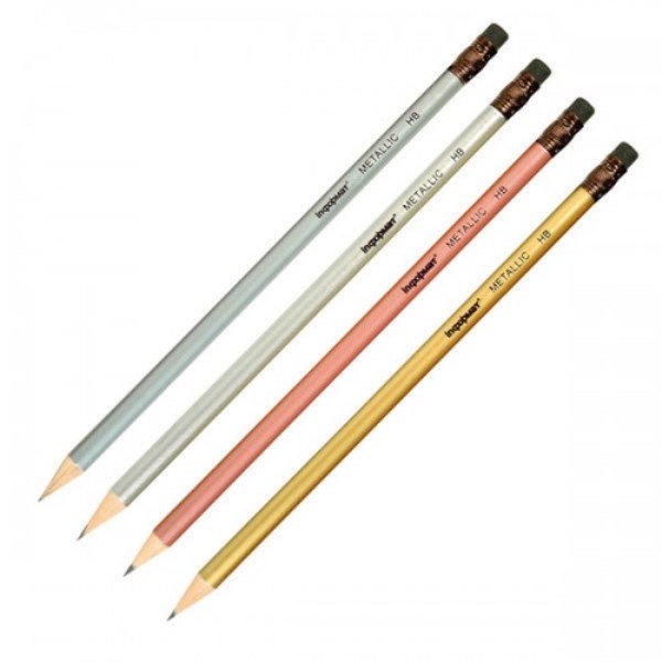 Карандаш чернографитный inФОРМАТ "METALLIC", НВ, заточенный (144/2880) (PCNBM-HB) (042715)