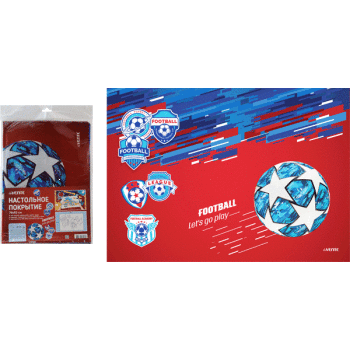 Покрытие настольное deVENTE "PLAY FOOTBALL", 300мкм, 70x50 см, пласт., с рисунком (8061126)