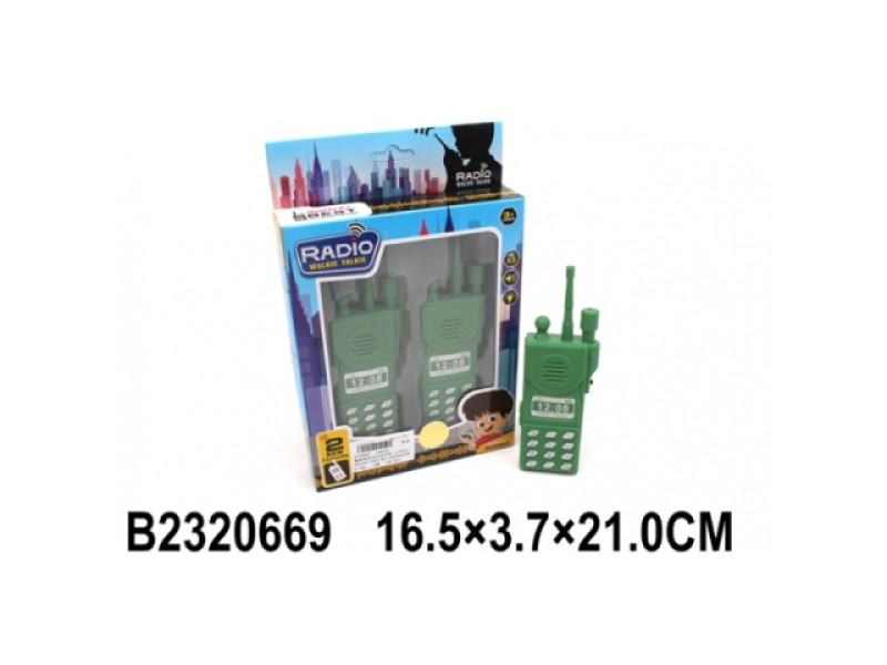 Набор из 2-х раций  в коробке (B2320669) №00199