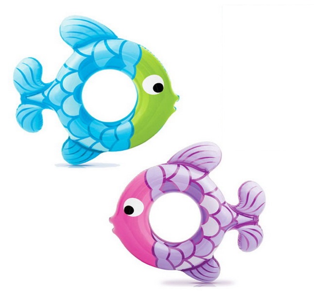 Круг для плавания рыбка 80см