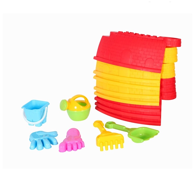 Песочница сборная круглая Hualian Toys (в комплекте набор для песка из 6 предметов,  D76*H14)