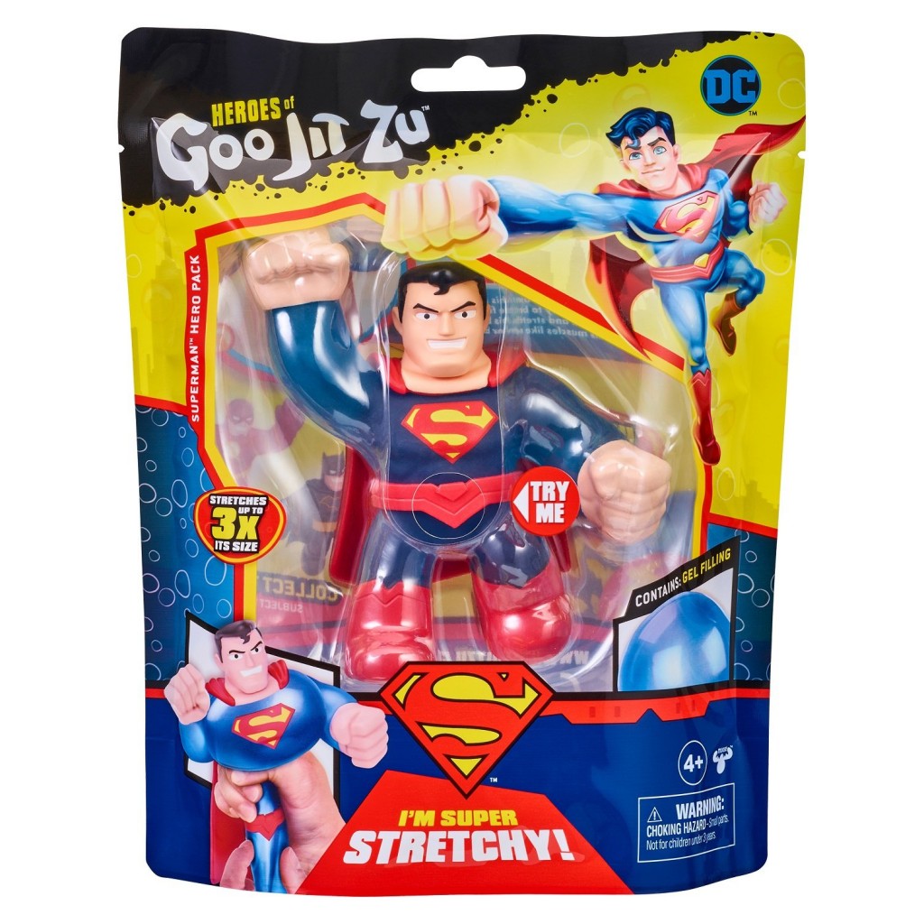Гуджитсу Игрушка тянущаяся фигурка Супермен DC ТМ GooJitZu