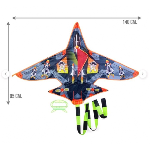 Змей воздушный в пак. 95х140 см