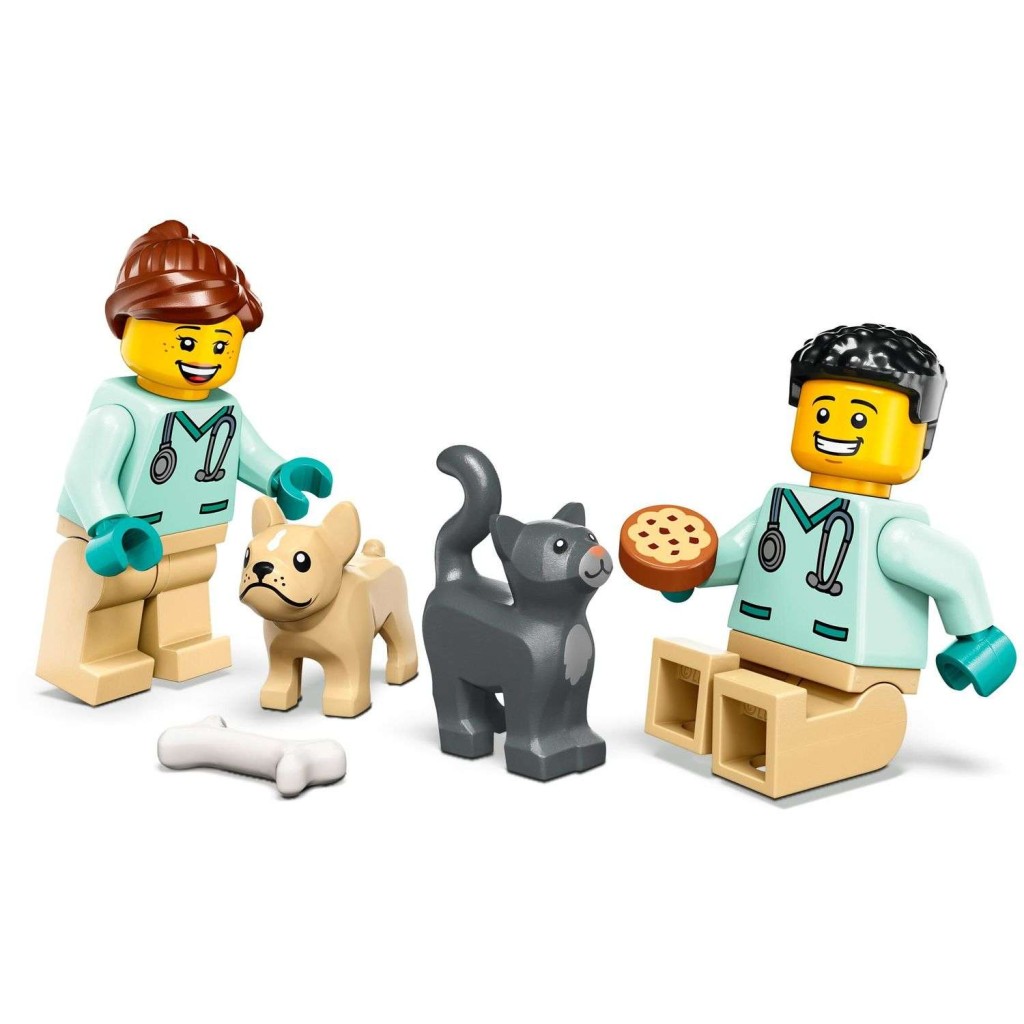 Игрушка  Конструктор LEGO City Фургон ветеринарной скорой помощи 60382