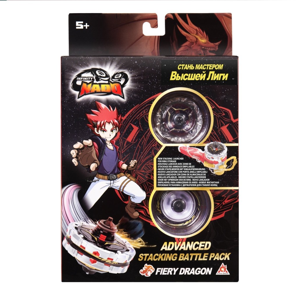 Инфинити Надо. Волчок Стакинг Адвансд, Fiery Dragon. TM Infinity Nado