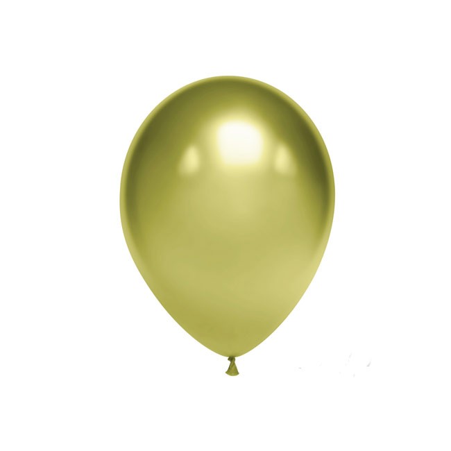 Шар (12''/30 см) Лайм, хром, 50 шт.