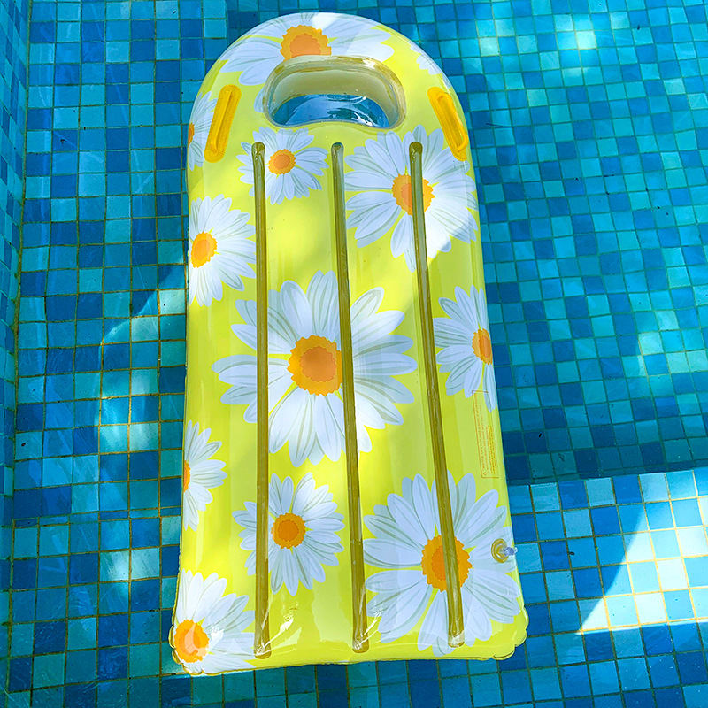 Надувной матрас №55-100 для плавания с окошком и ручками/103*47см/343гр