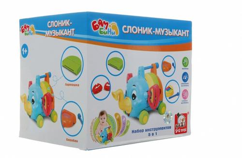 Разв игр Музыкальный слоник (5 инструментов в наборе), Бамбини
