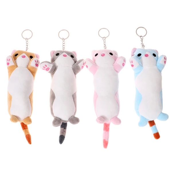 Мягкая игрушка - брелок Кот, 12 шт
