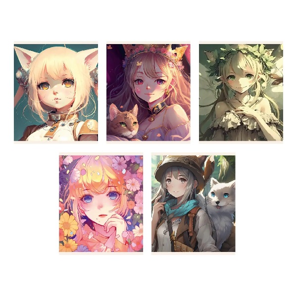 Тетради А5 40л. Милашки Скрепка. Линия. Обл.: мел. картон. 