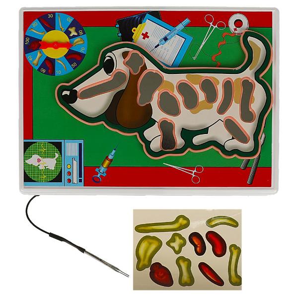 Настольная игра юный ветеринар, бат.кор.30*26*4,3см Умные игры в кор.24шт