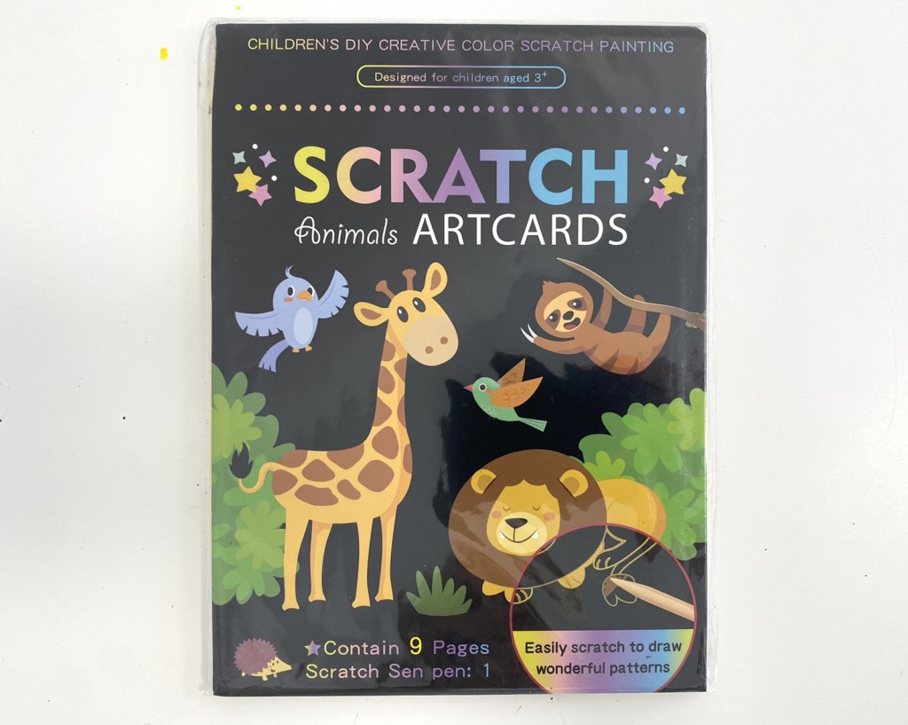 Набор для творчества Scratch Art Животные