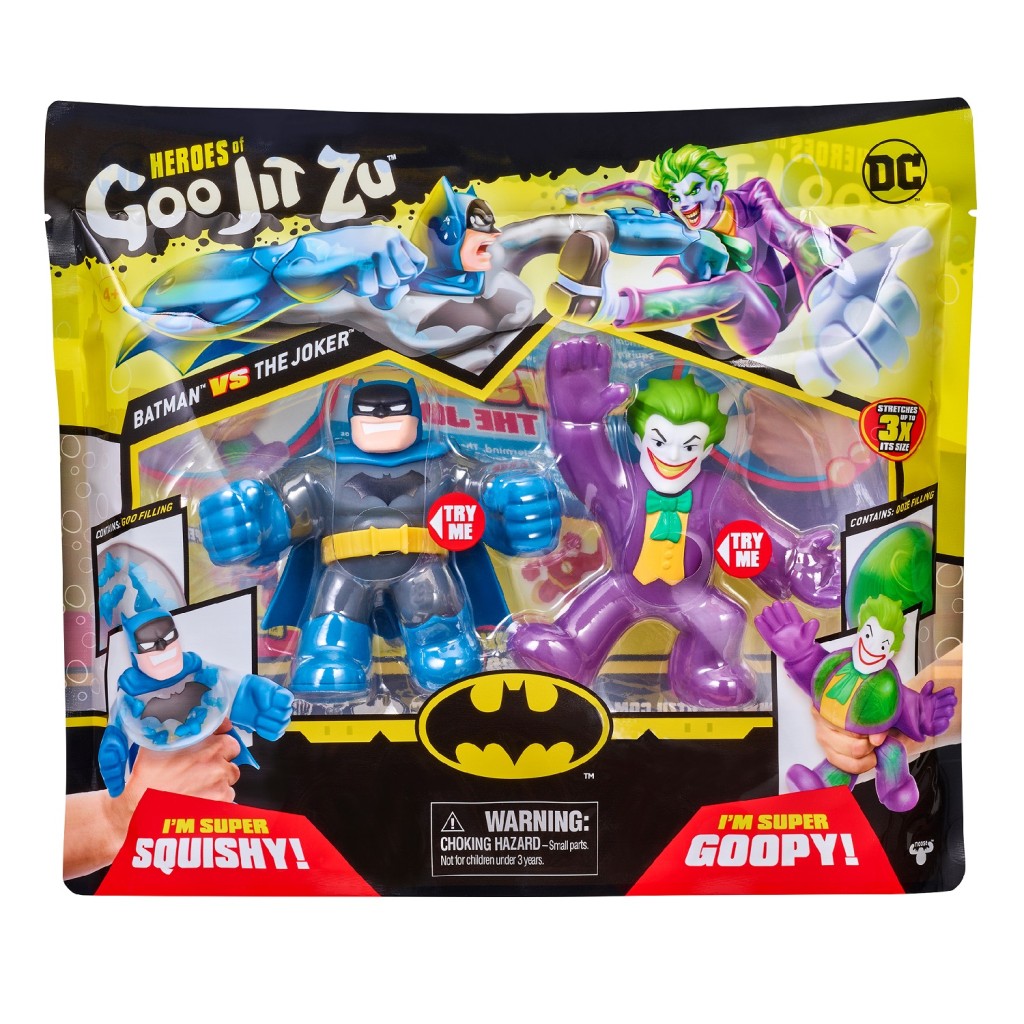 Гуджитсу Игр набор тянущихся фигурок Бэтмен и Джокер ТМ GooJitZu