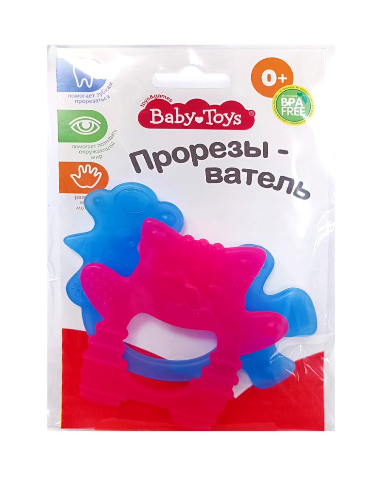 Прорезыватели комплект "Котик и Петушок" Baby Toys арт.02409