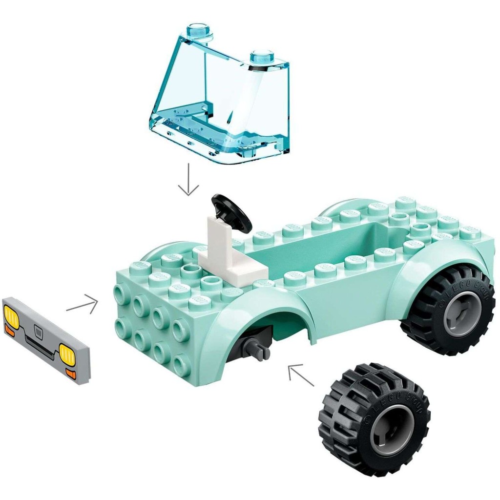 Игрушка  Конструктор LEGO City Фургон ветеринарной скорой помощи 60382