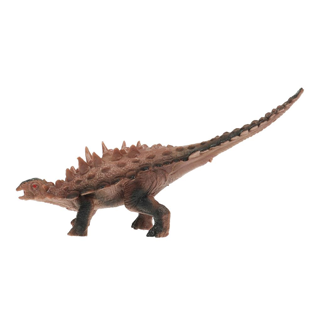 Игрушка пластизоль динозавр с шипами 14,7*5,3*4,5 см,индивид.дисплей ИГРАЕМ ВМЕСТЕ в кор.2*90шт
