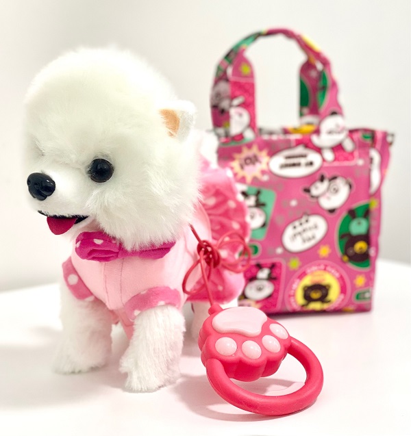 Интерактивная Собачка в сумочке на поводке (1760А-Р1)
