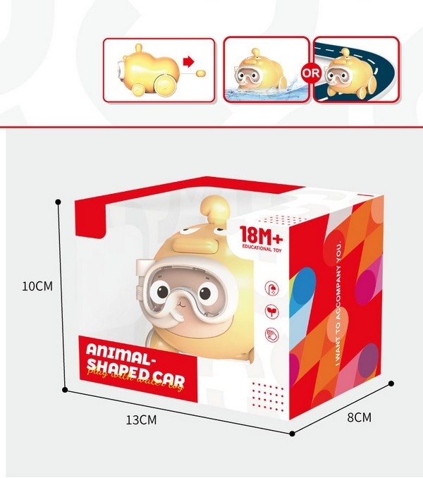 Игрушка "Тюлень", заводной механизм, в/к 13*8*10 см