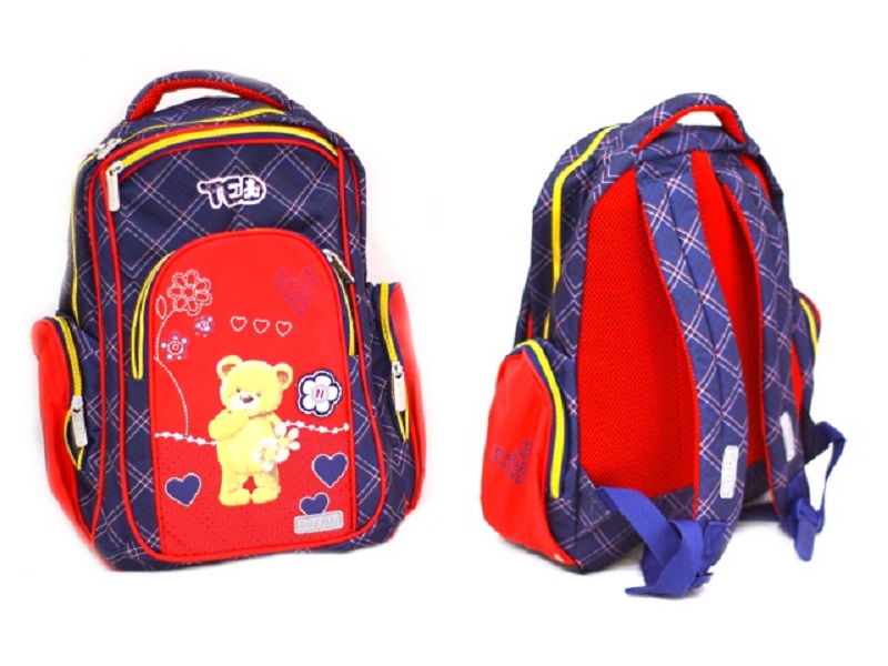 Рюкзак Basic Мишка Ted 600г 38*32*18см DeVente 7033800