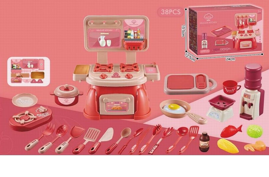 Игровой набор Кухня №А20-14/38 предметов/коробка/24*12,5*15,5