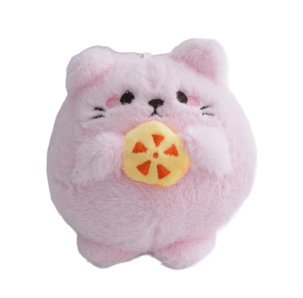 Брелок Котик с фруктом