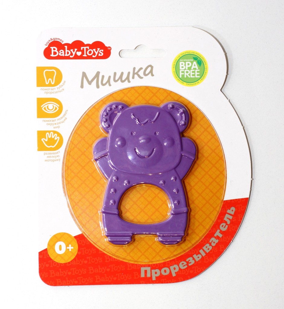 Прорезыватель "Мишка" Baby Toys арт.04132