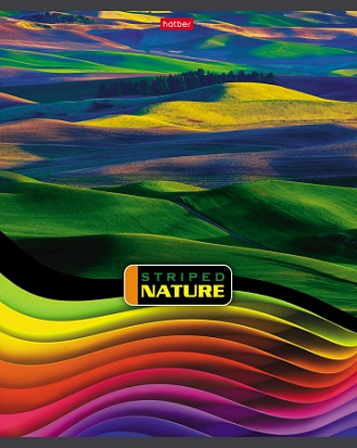 Тетрадь 96л линия Полосатый мир Hatber 96Т5В2\6\60