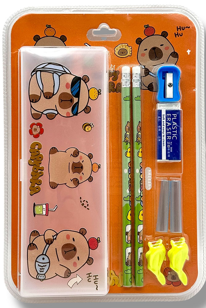 Набор школьника, 9 предметов Капибара