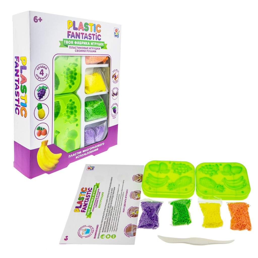 Plastic Fantastic. Набор "Фрукты", в кор. 26,2х22,2х5 см