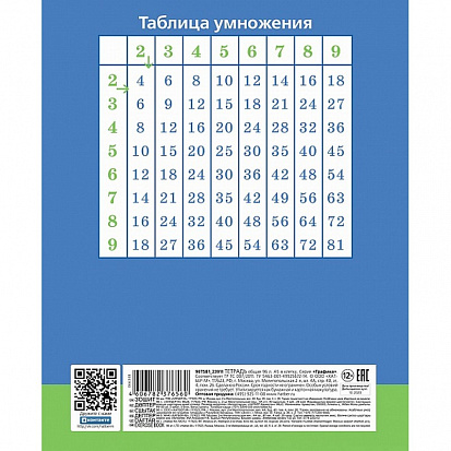Тетрадь А5 12 л. клетка ХАТБЕР "РРРРЫЧАЛКИ" 65г/м2, скоба, 5 диз (12Т5В1) (073576)