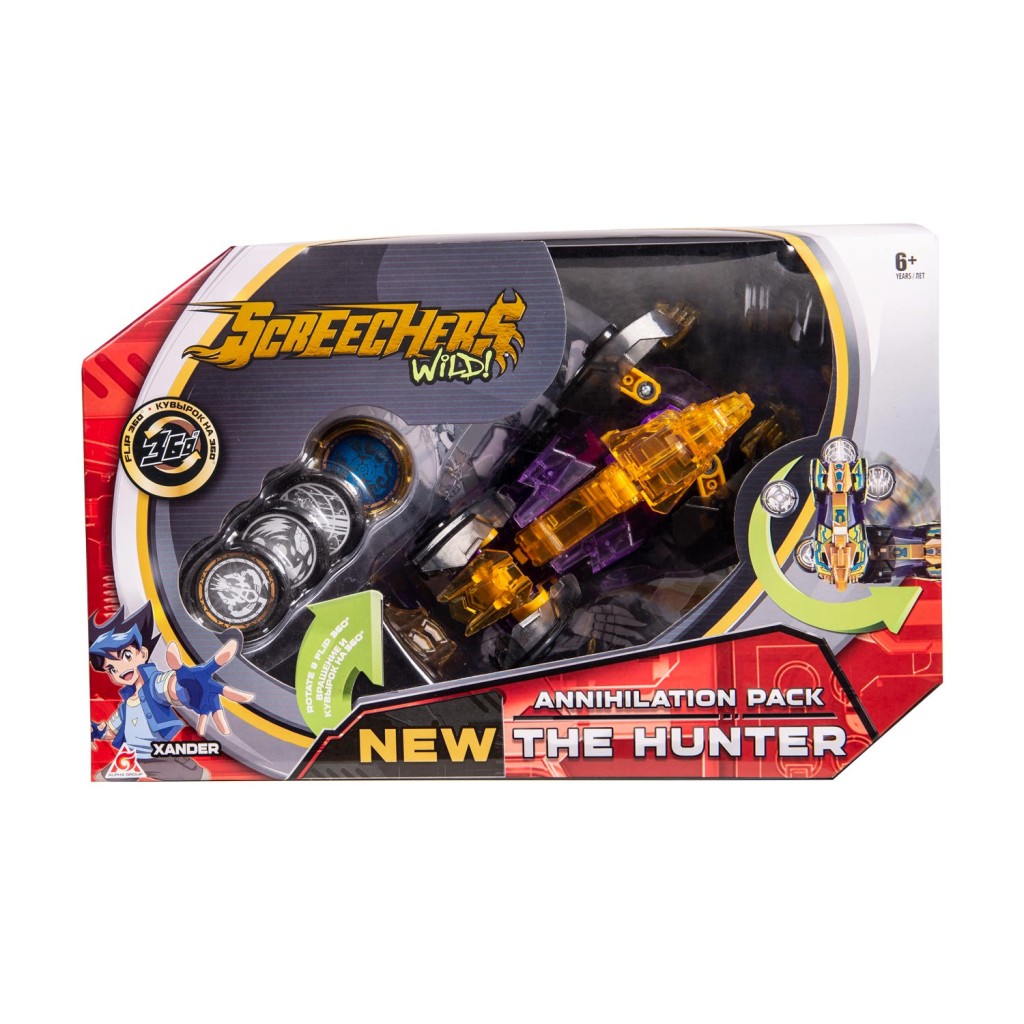 Дикие Скричеры. Игр.наб. Скричер-дрифт Хантер ТМ Screechers Wild