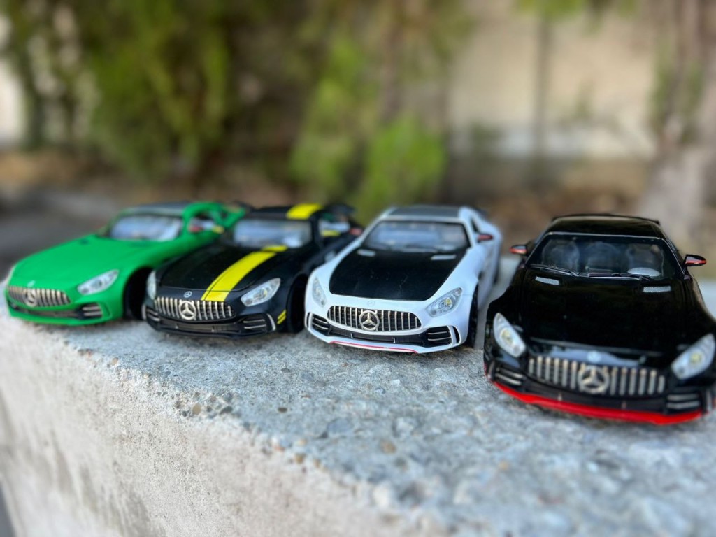 Машинка металл " мерседес" свет/звук