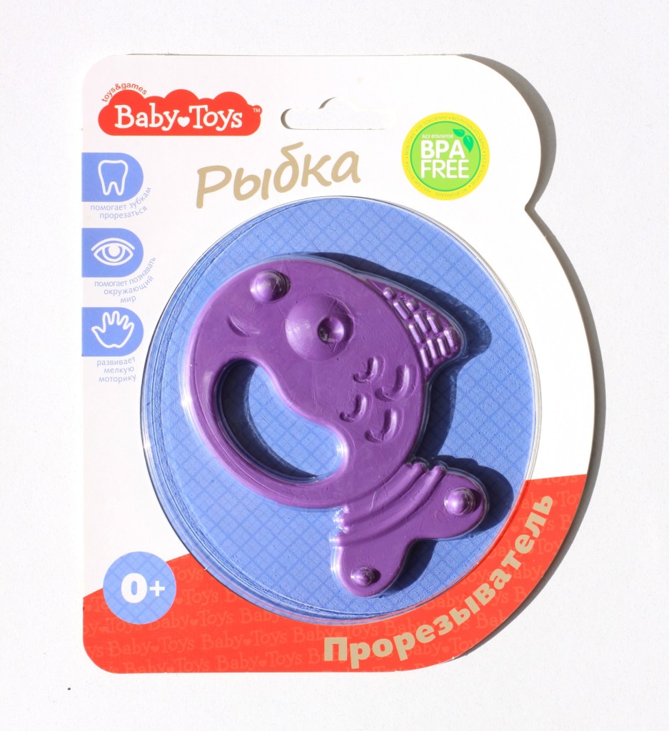 Прорезыватель "Рыбка" Baby Toys арт.04130