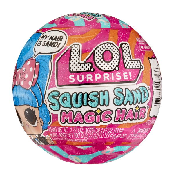 ЛОЛ СЮРПРАЙЗ Кукла в шаре Squish Magic Hair с акс. L.O.L. SURPRISE!