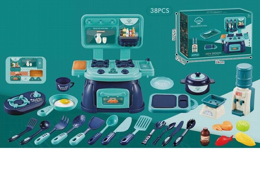 Игровой набор Кухня №А20-9/38 предметов/коробка/24*12,5*15,5