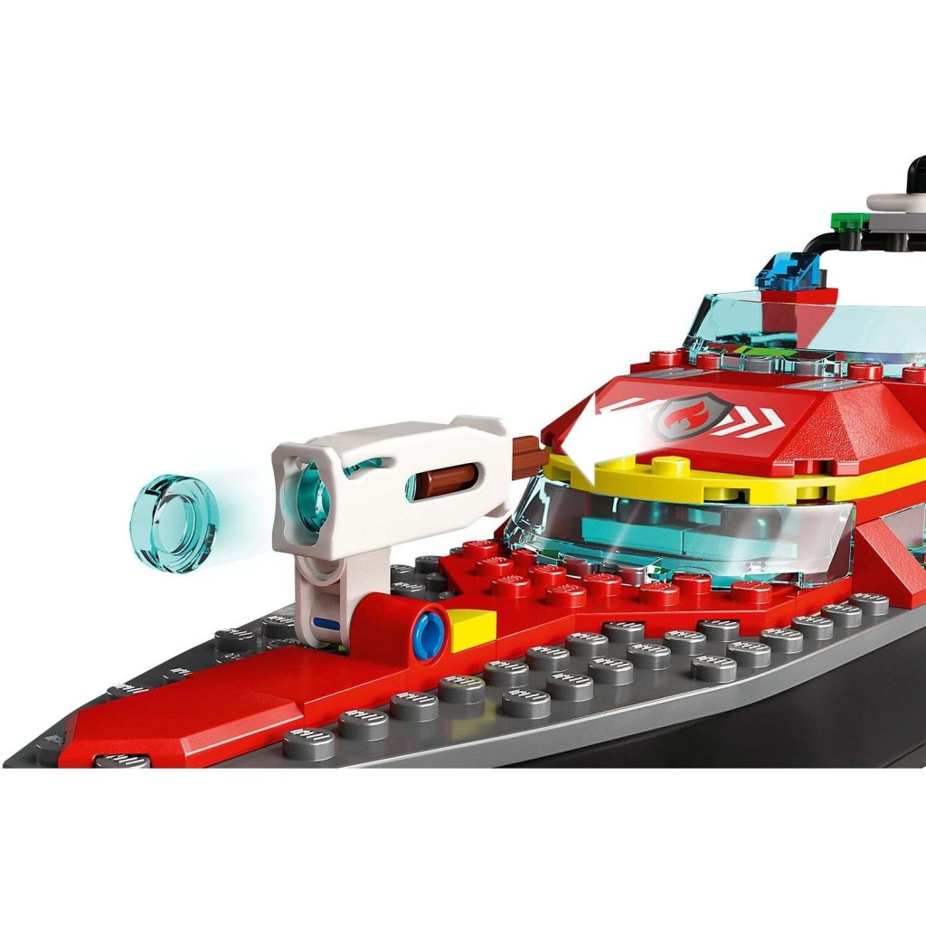 Игрушка  Конструктор LEGO City Лодка пожарной бригады 60373