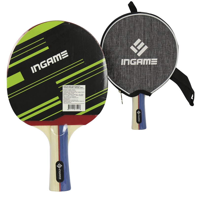 Ракетка для настольного тенниса Ingame 1 звезда, IG010