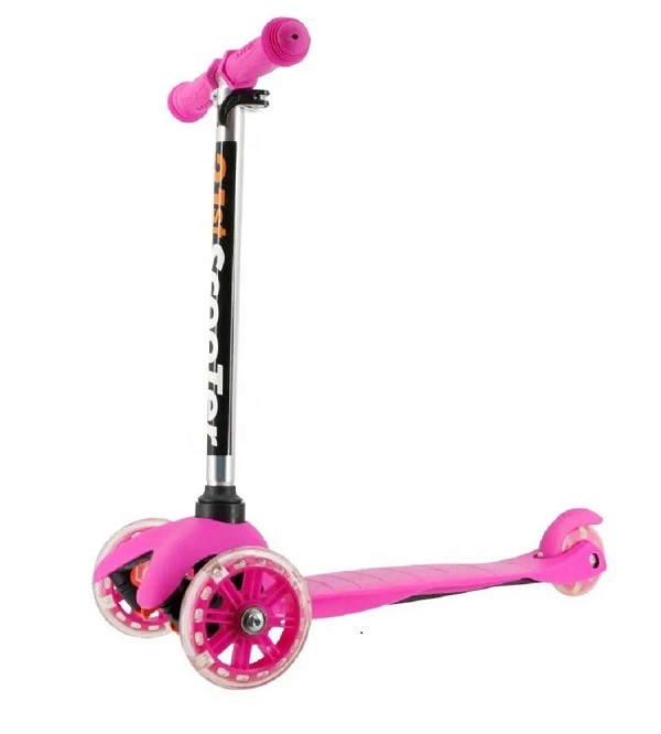 Самокат 3-х колесный нагрузка 25кг, св-ся колеса, micro maxi, h-50/56/60