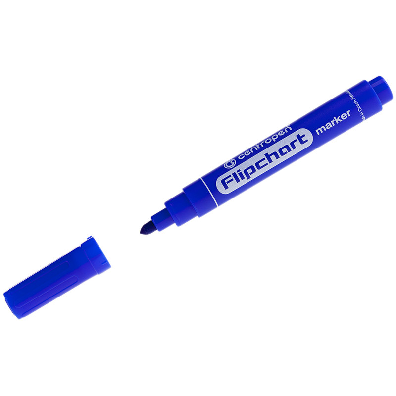 Маркер для флипчартов CENTROPEN, синий, 2,5 мм (10/1000) (8550/1 С)
