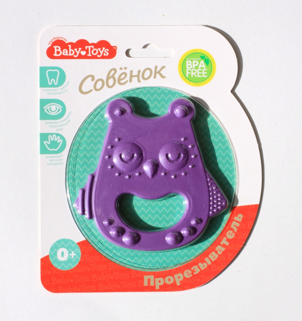 Прорезыватель "Совенок" Baby Toys арт.04134