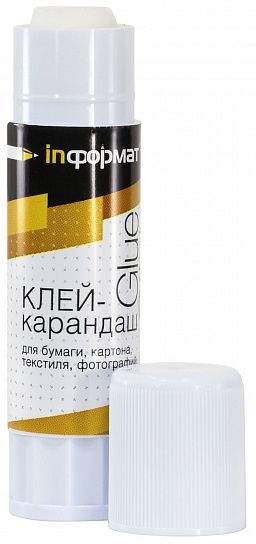 Клей-карандаш inФОРМАТ, 15 г (20/360) (GS-15) (035453)
