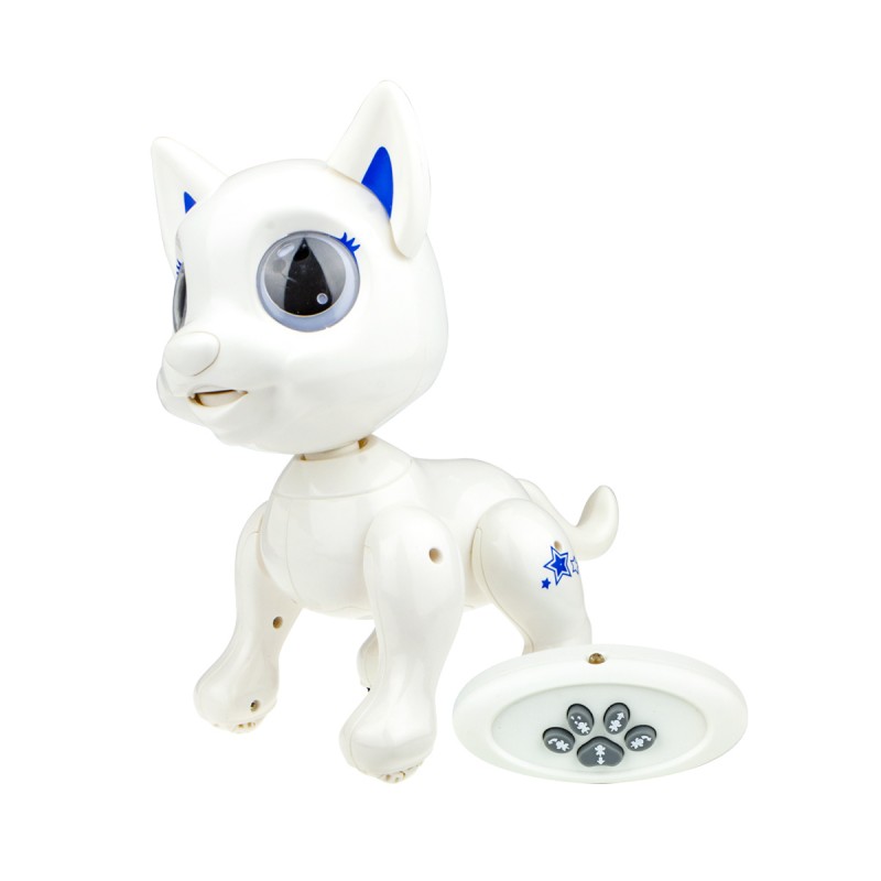 1toy игрушка интерактивная Robo Pets Щенок (3*ААА бат.не входят в комплект), ИК пульт (2*ААА бат.не 