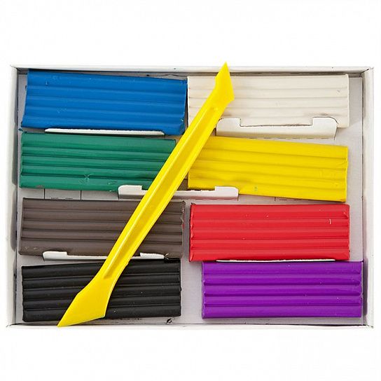 Пластилин CREATIVIKI, 8цв., 120г.  (178015) (ПЛ08КР)