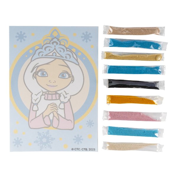 Кпц-001 Фреска из песка Царевны. "Царевна Аленка"