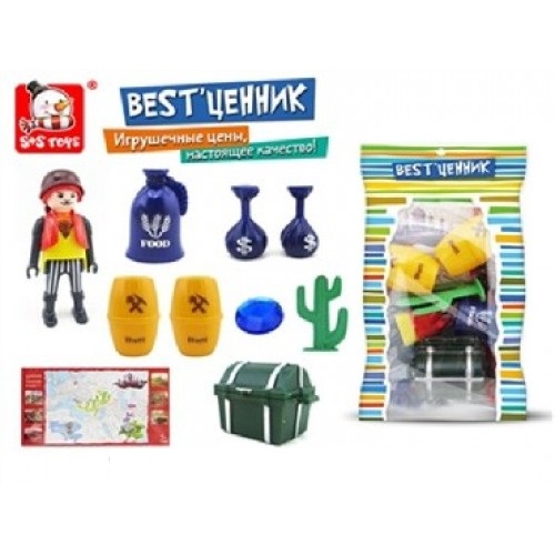 Игр набор Пираты с картой Best'ценник