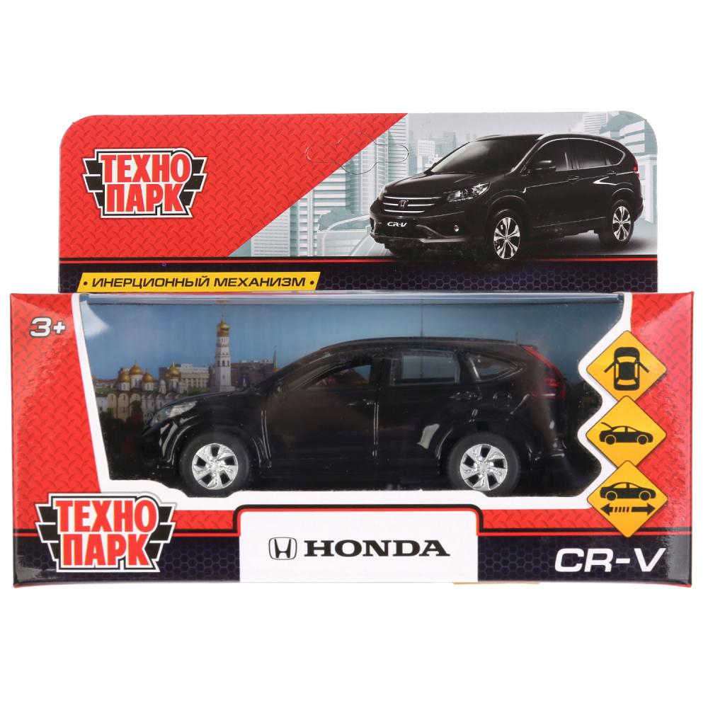 Машина металл "HONDA CR-V" 12см, открыв. двери, инерц, черный в кор. Технопарк в кор.2*36шт