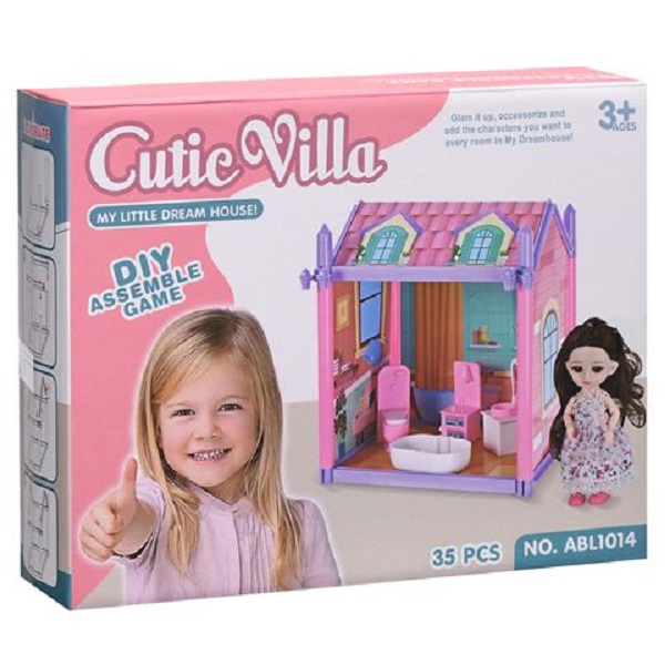 Игровой набор "Уютный домик", с куклой, в коробке